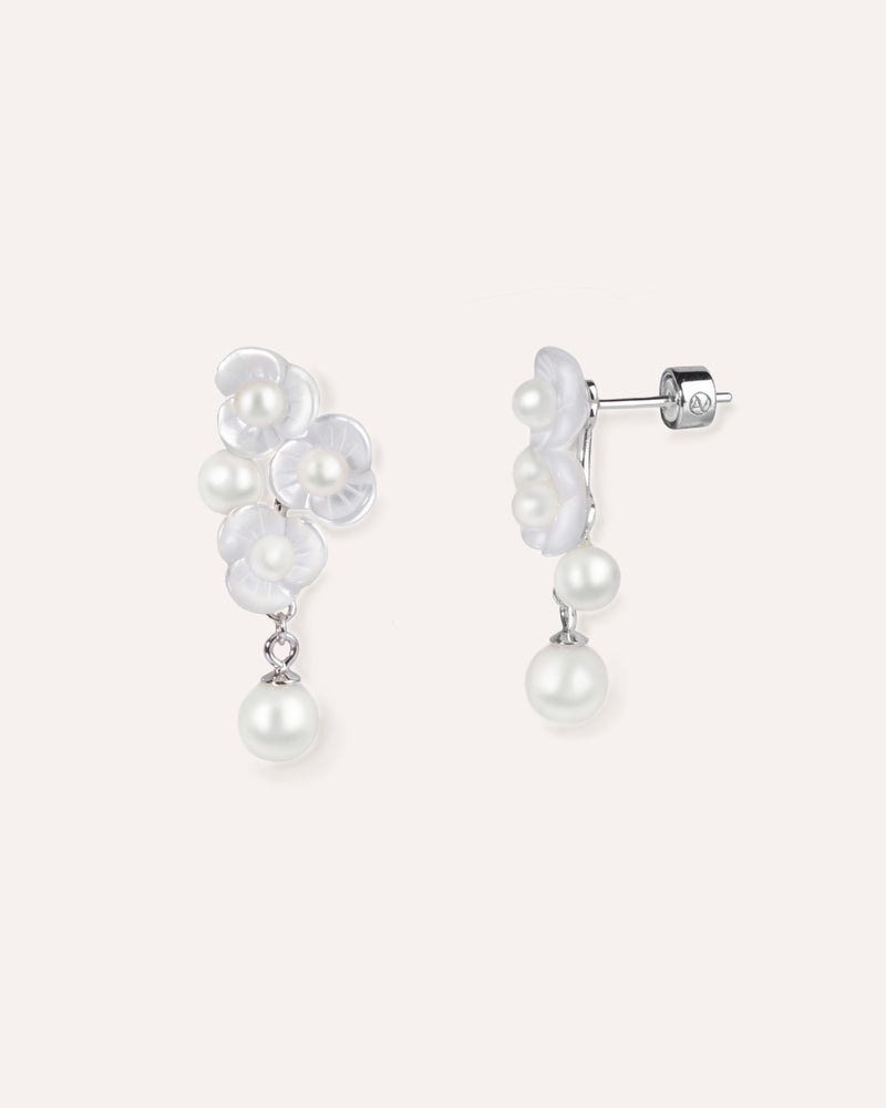 Flora Mother of Pearl Earrings