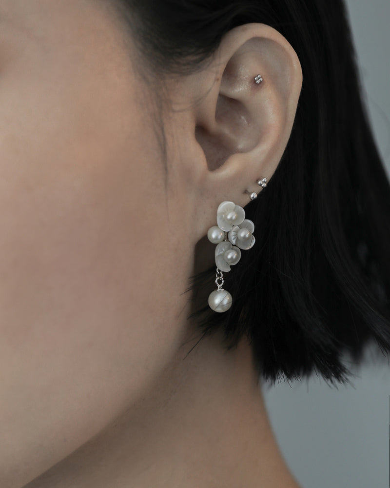 Flora Mother of Pearl Earrings