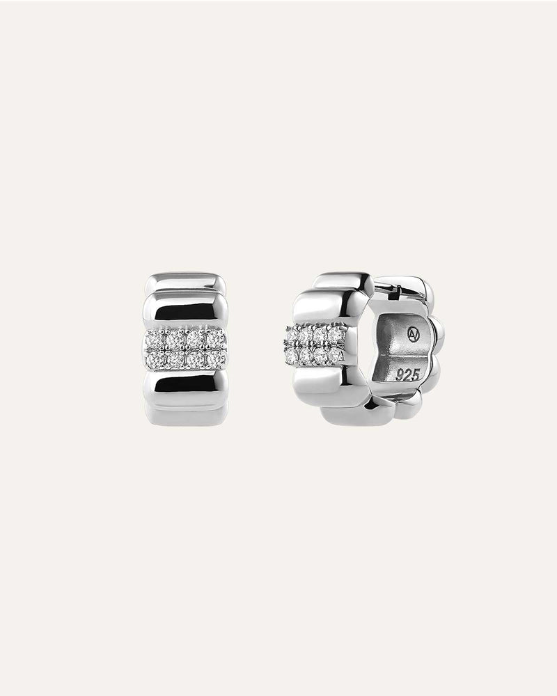 Cara Pave Bold Earrings