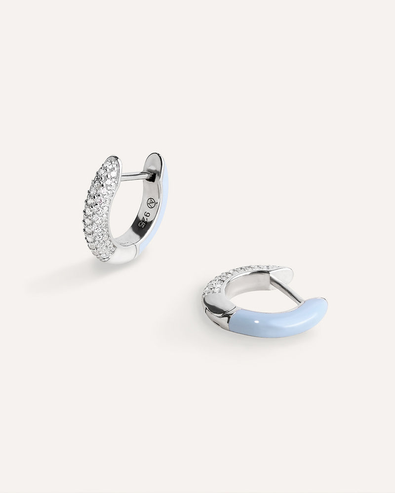 GIGI Blue Hoops