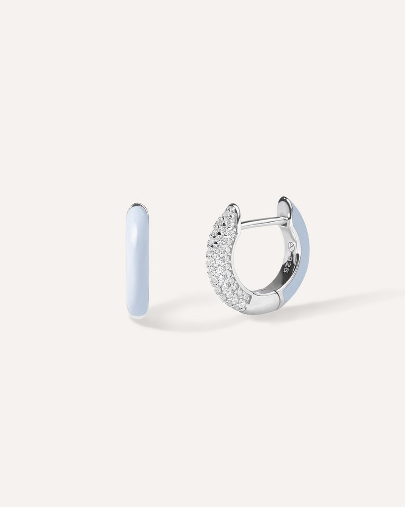 GIGI Blue Hoops