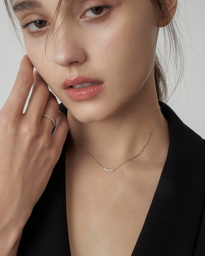 Pave Smile Necklace