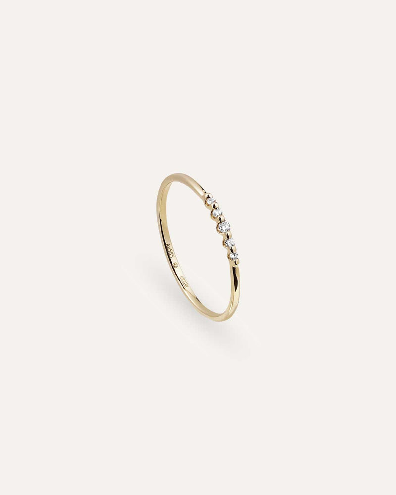 Gradient Diamond Ring