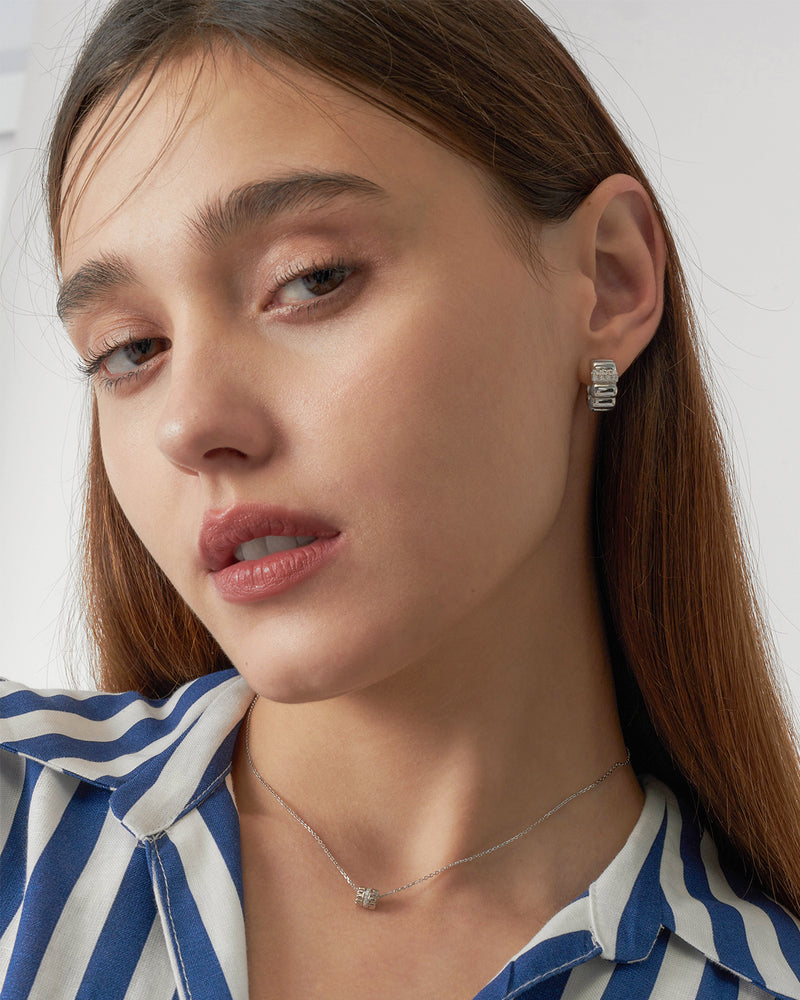 Cara Pave Bold Earrings
