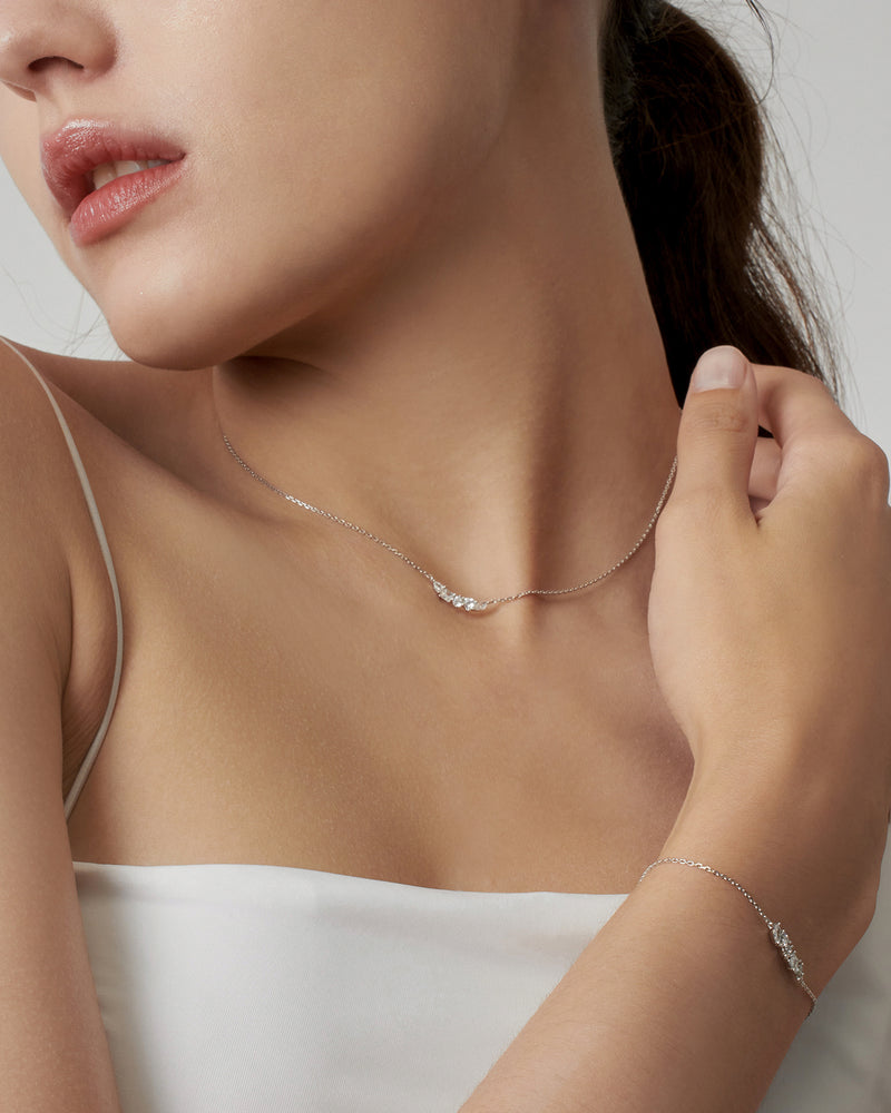 Gemstone Smile Necklace