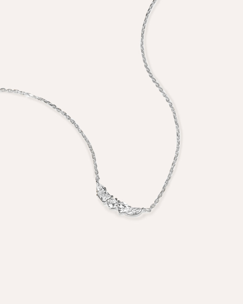 Gemstone Smile Necklace
