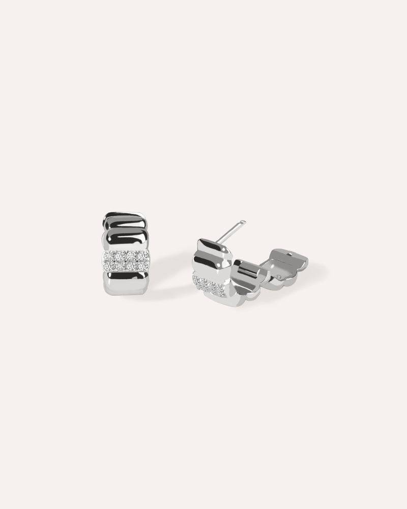 Cara Pave Bold Earrings