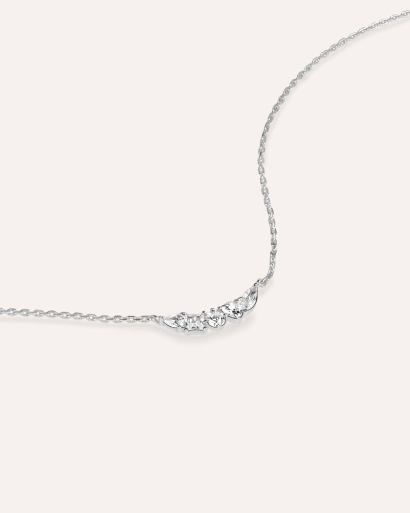 Gemstone Smile Necklace