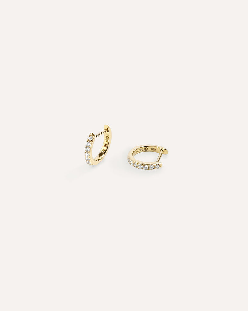 Diamond Mini Hoop Earrings