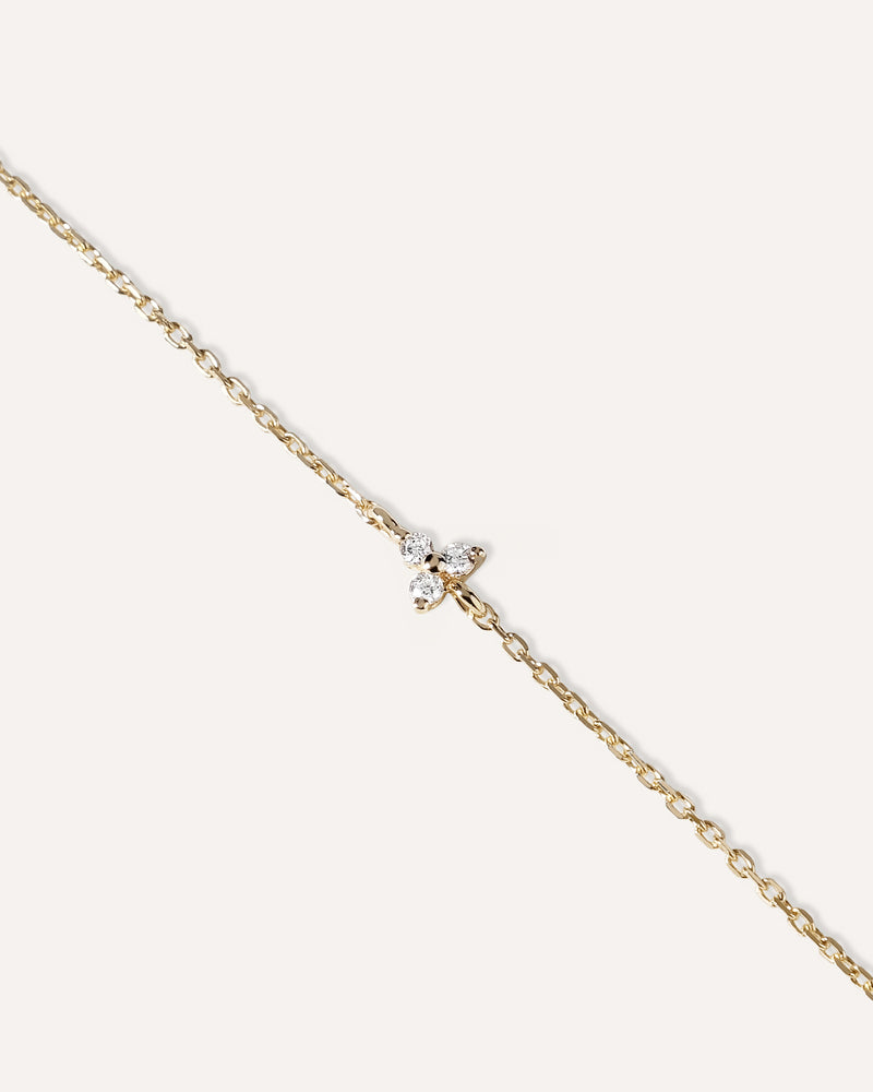 Three Leaf Clover Diamond Bracelet