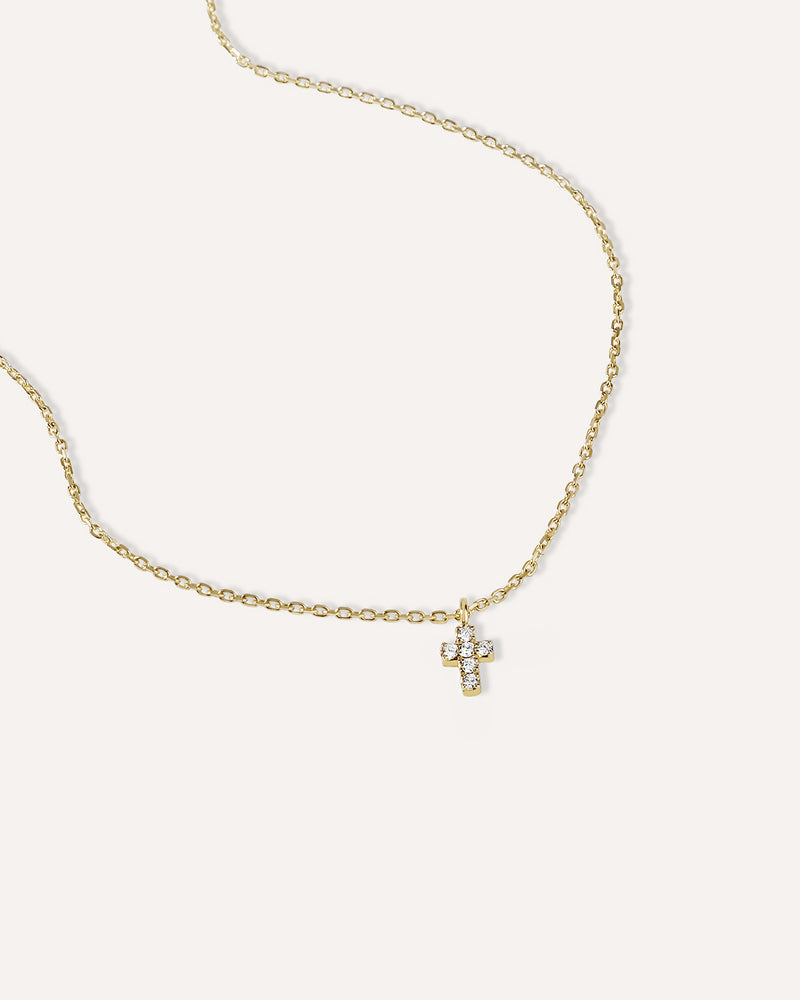 Cross Diamond Necklace