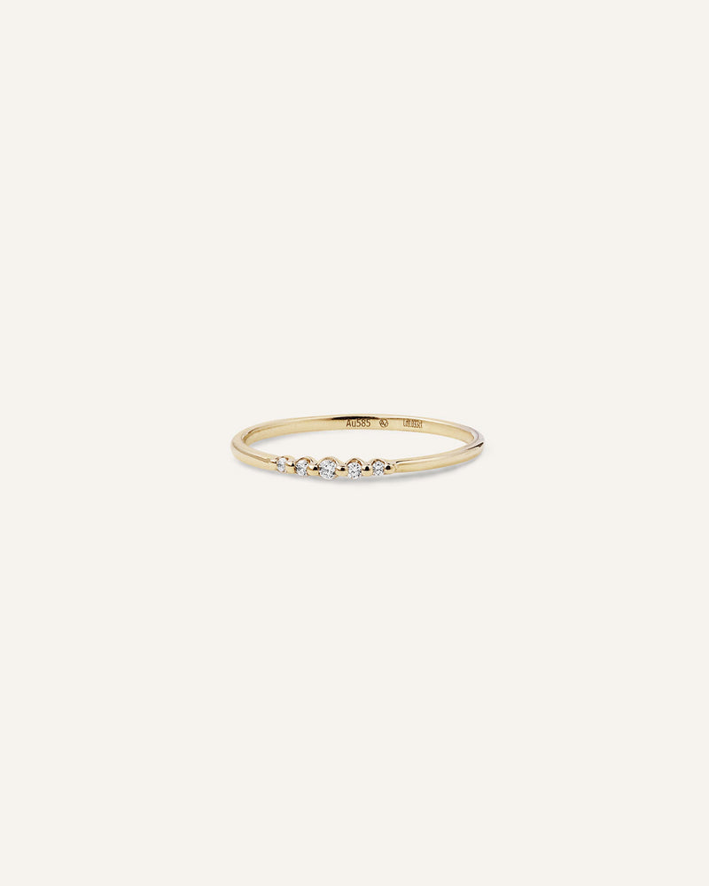Gradient Diamond Ring