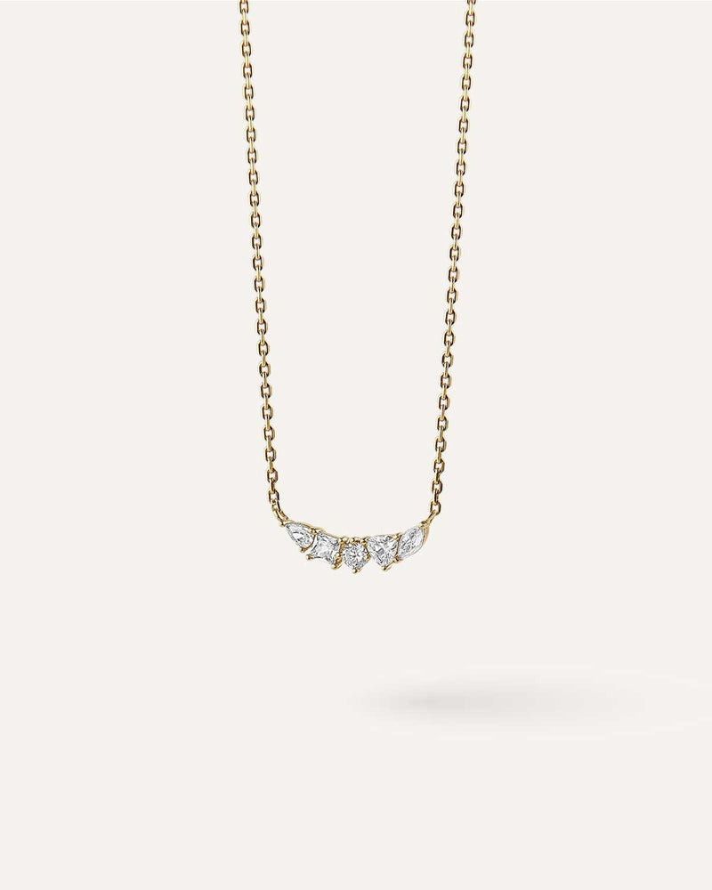 Gemstone Smile Necklace