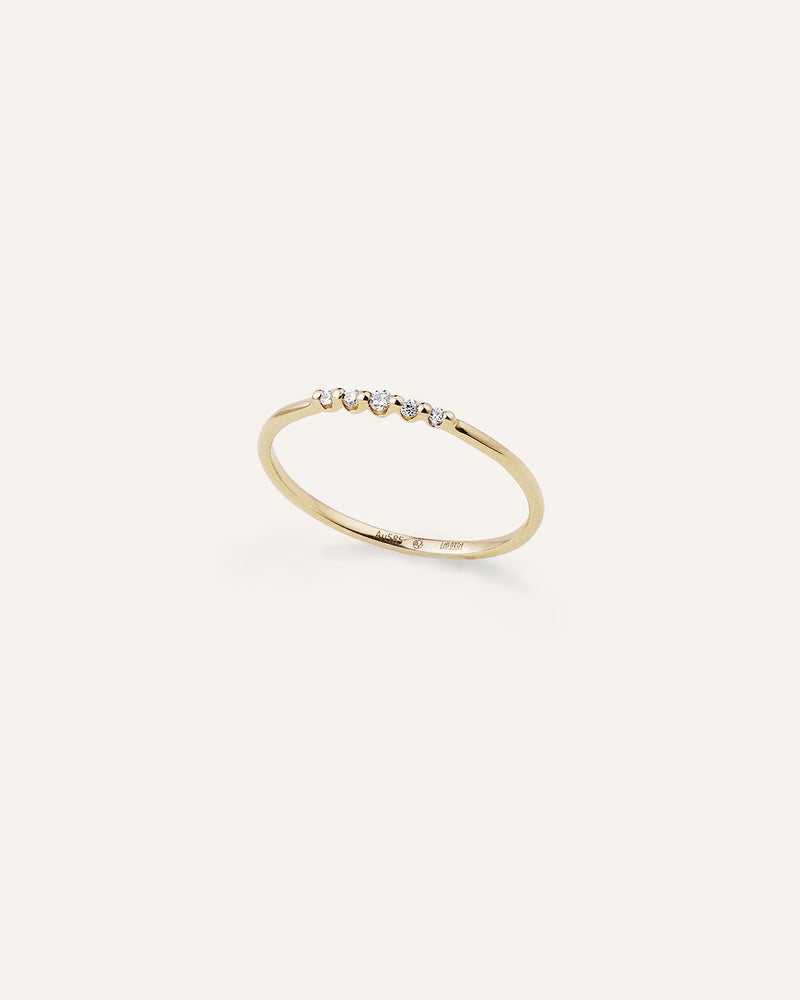 Gradient Diamond Ring