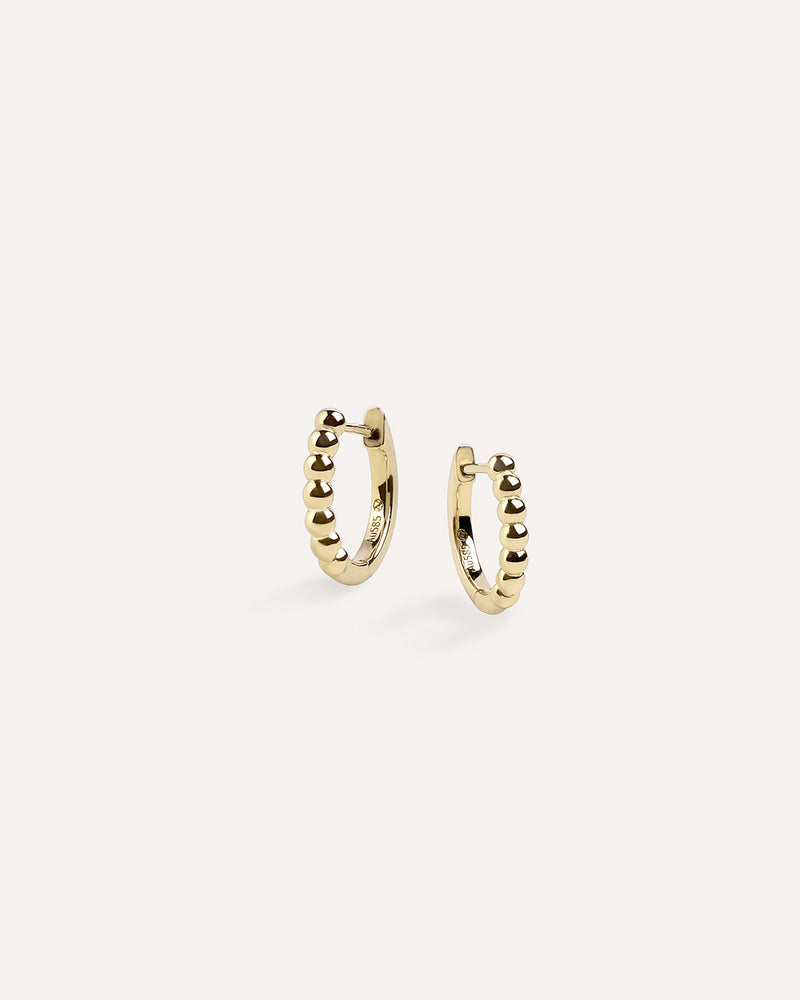 Beaded Hoop Earrings