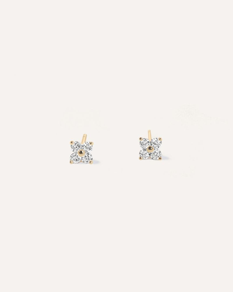 Diamond Clover Stud