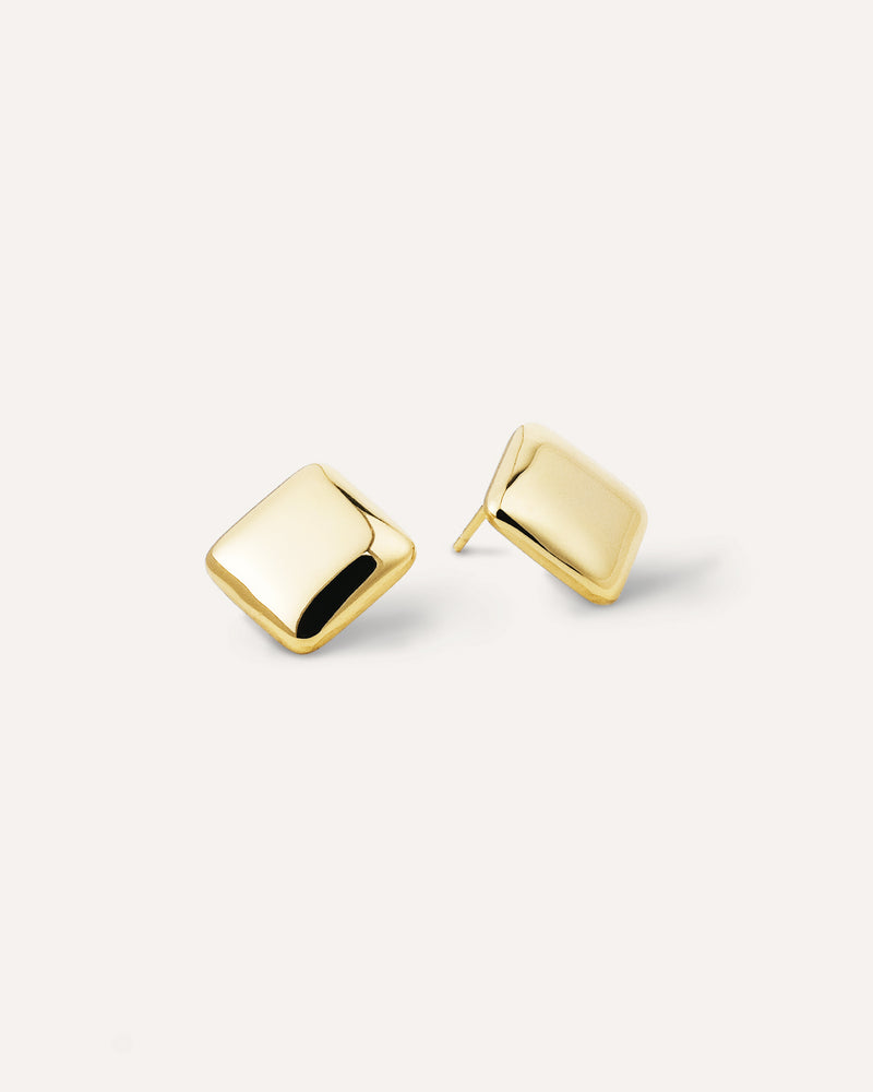 Tess Button Earrings