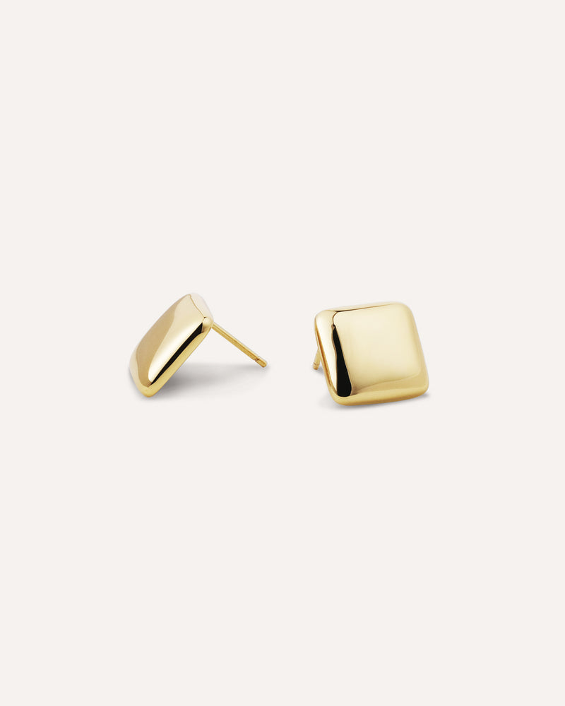 Tess Button Earrings