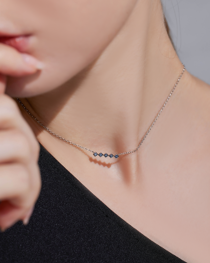 Blue Chroma Necklace