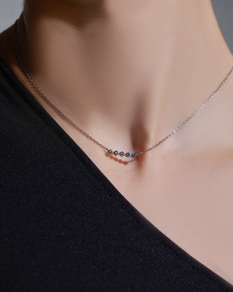 Blue Chroma Necklace