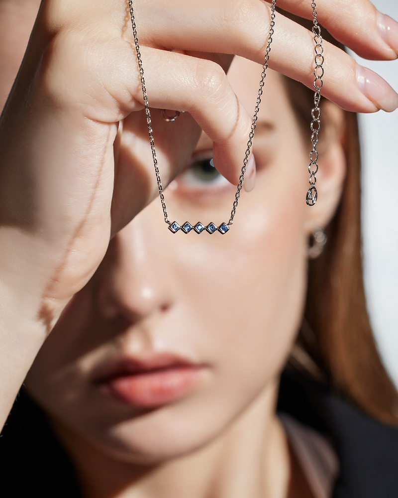 Blue Chroma Necklace