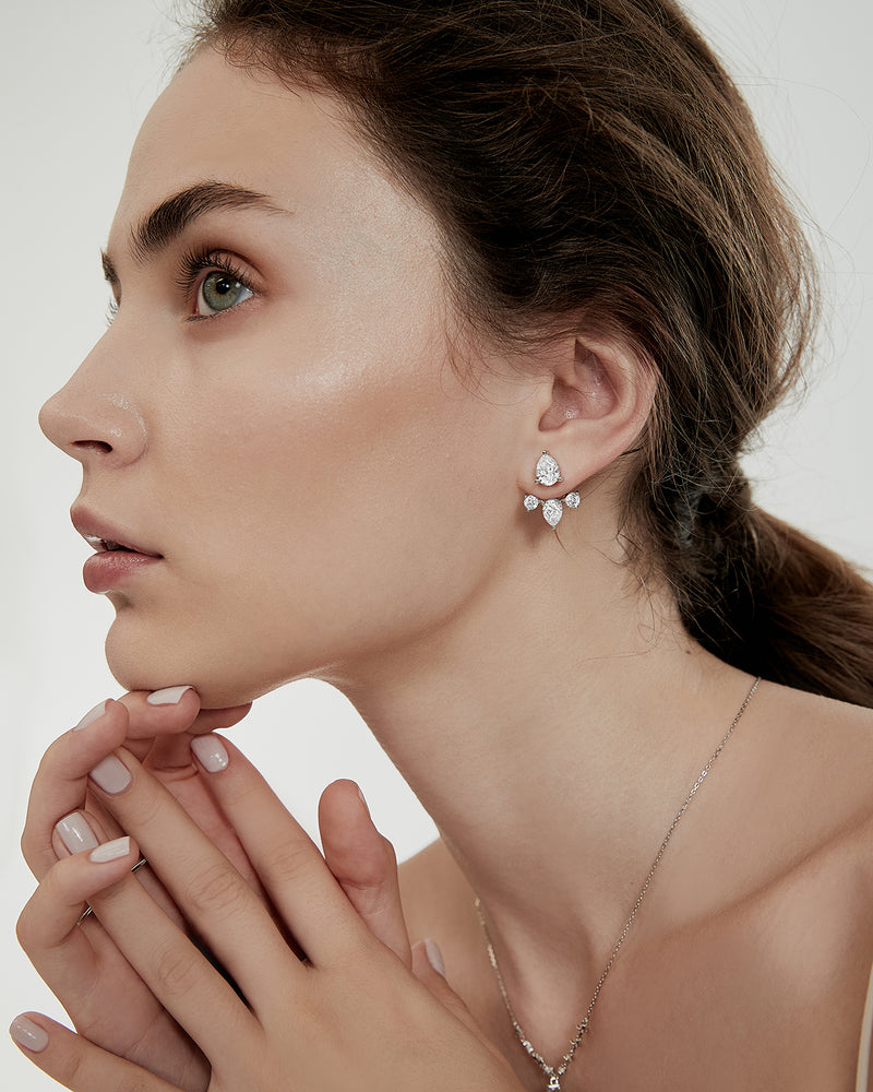 Sheen Ear Jacket Earrings