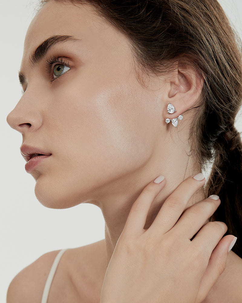 Sheen Ear Jacket Earrings
