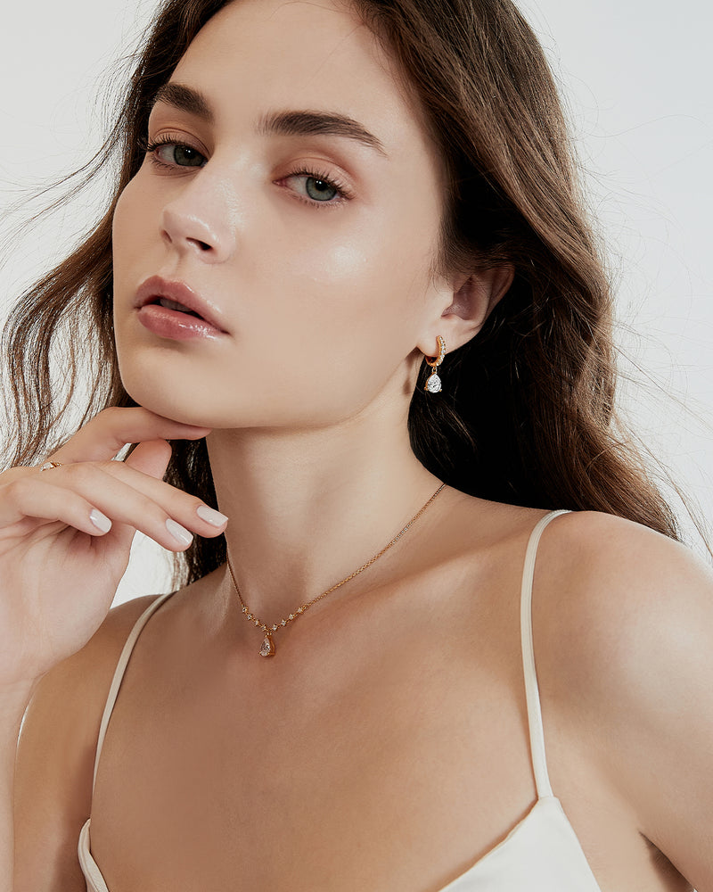 Sheen Drop Hoops