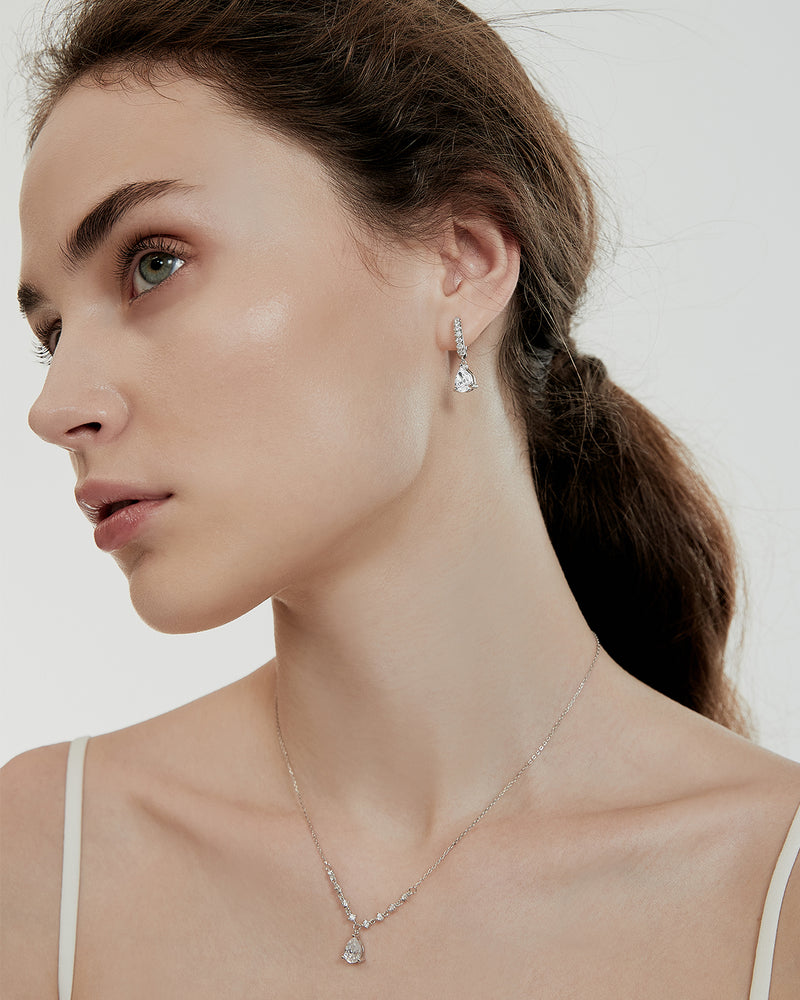 Sheen Drop Hoops