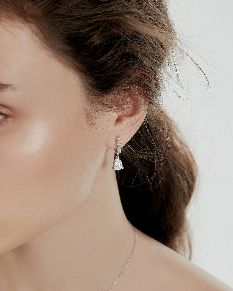 Sheen Drop Hoops