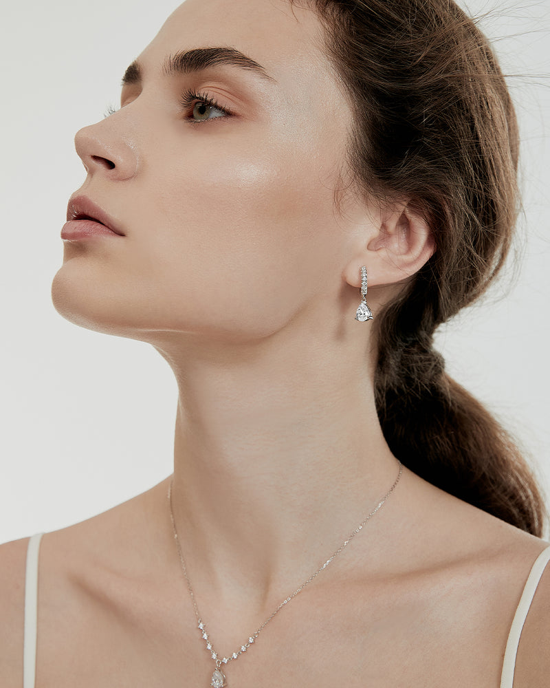 Sheen Drop Hoops