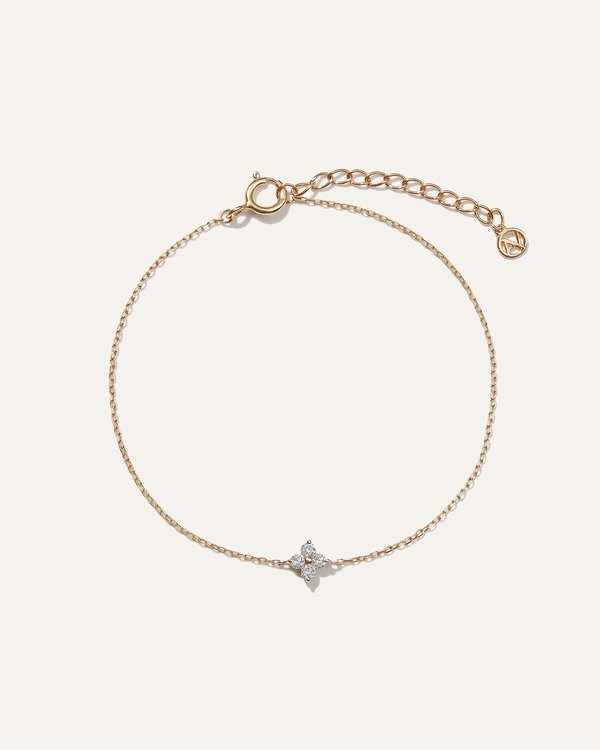 Diamond Clover Bracelet