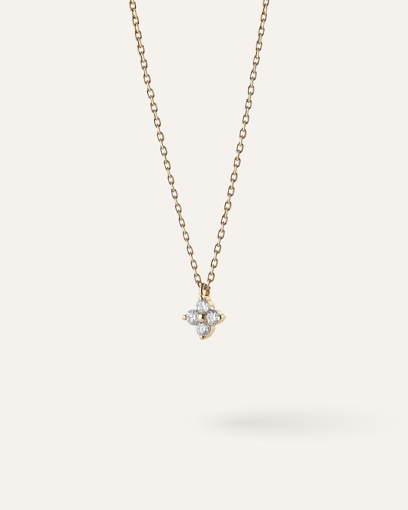 Diamond Clover Necklace