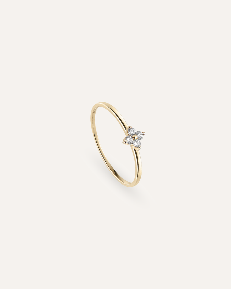 Diamond Clover Ring