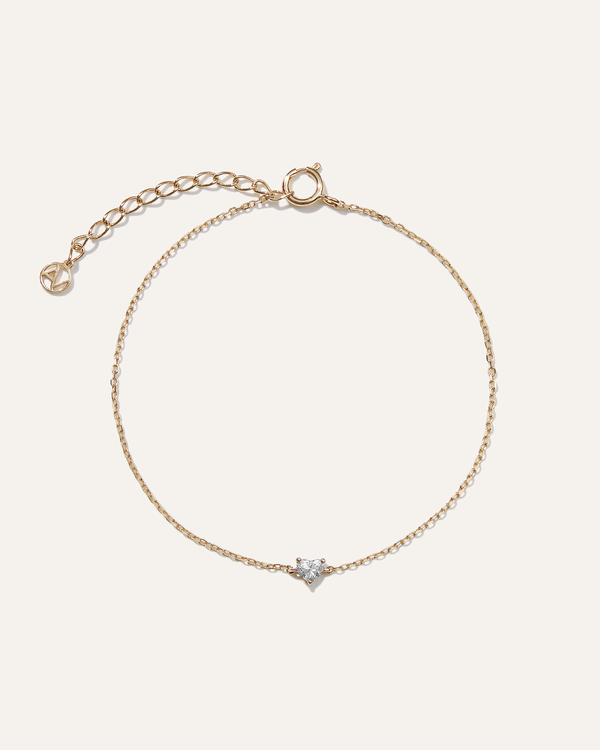 Diamond Heart Bracelet