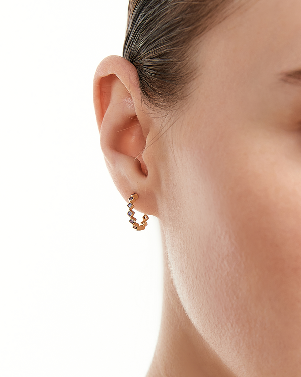 Purple Chroma Earrings