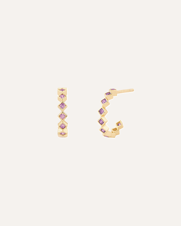 Purple Chroma Earrings