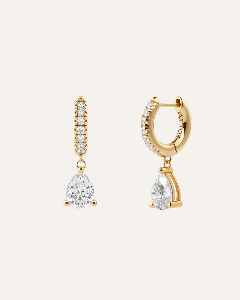 Sheen Drop Hoops